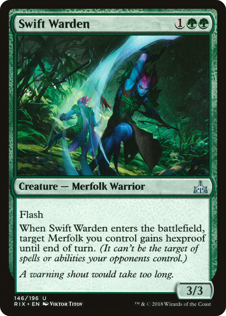 Swift Warden [Rivals of Ixalan] | Silver Goblin