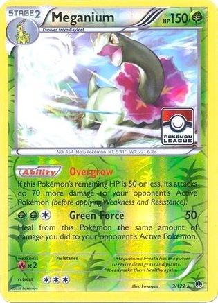 Meganium (3/122) (League Promo) [XY: BREAKpoint]