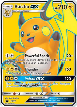 Raichu GX - SM90 (SM90) Holofoil - SM Promos