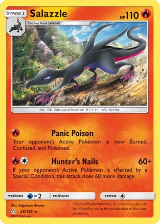 Salazzle (26/156) [Sun & Moon: Ultra Prism] | Silver Goblin