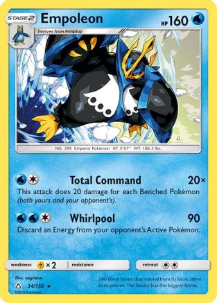 Empoleon (34/156) [Sun & Moon: Ultra Prism] | Silver Goblin