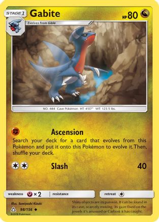 Gabite (98/156) [Sun & Moon: Ultra Prism] | Silver Goblin