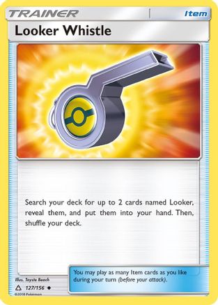 Looker Whistle (127/156) [Sun & Moon: Ultra Prism] | Silver Goblin