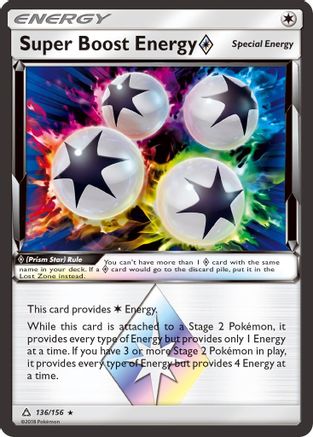 Super Boost Energy Prism Star (136) Holofoil - Ultra Prism