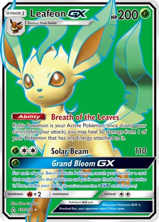 Leafeon GX (139/156) [Sun & Moon: Ultra Prism] | Silver Goblin