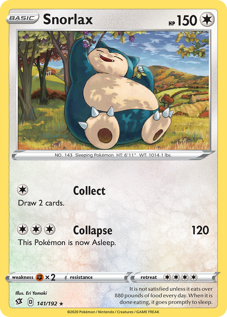 Snorlax (141/192) [Sword & Shield: Rebel Clash] | Silver Goblin