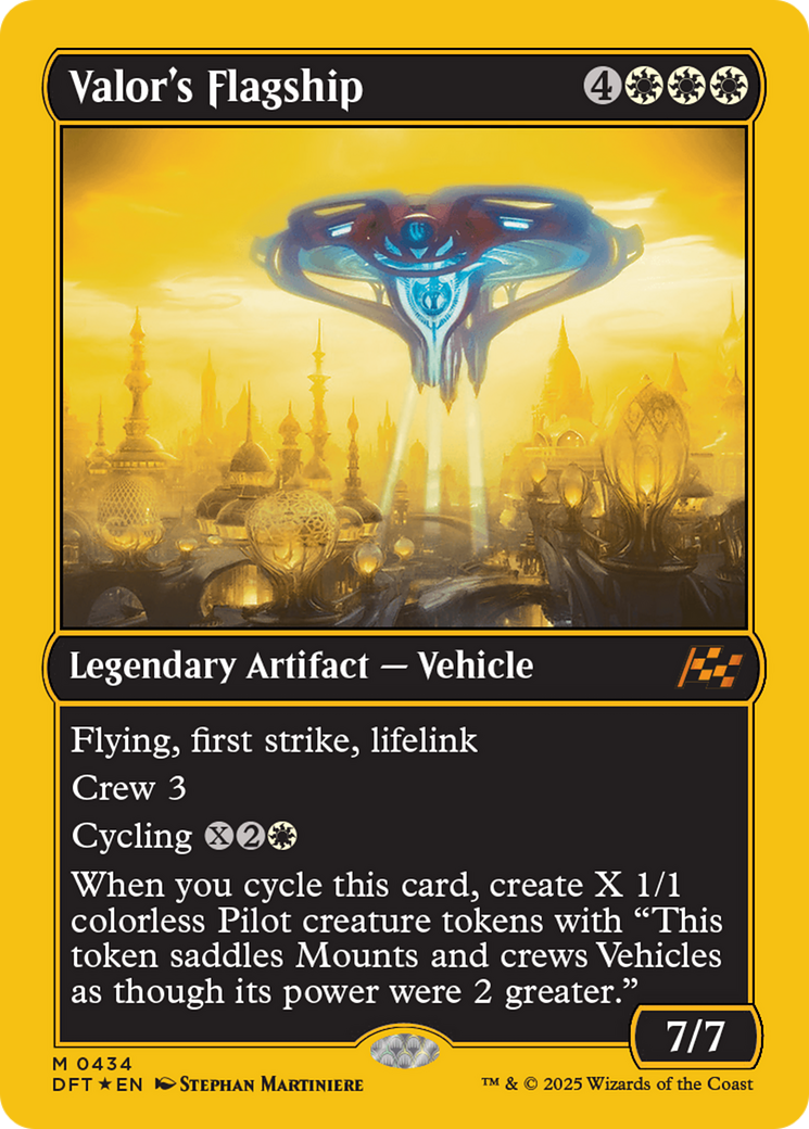 Valor's Flagship (First-Place Foil) [Aetherdrift] | Silver Goblin