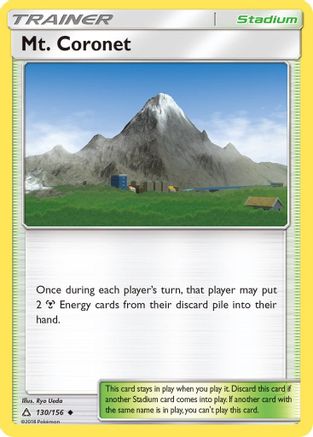 Mt. Coronet (130/156) [Sun & Moon: Ultra Prism] | Silver Goblin