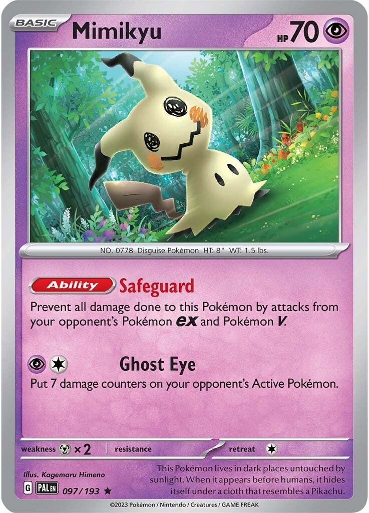 Mimikyu (097/193) [Scarlet & Violet: Paldea Evolved] | Silver Goblin