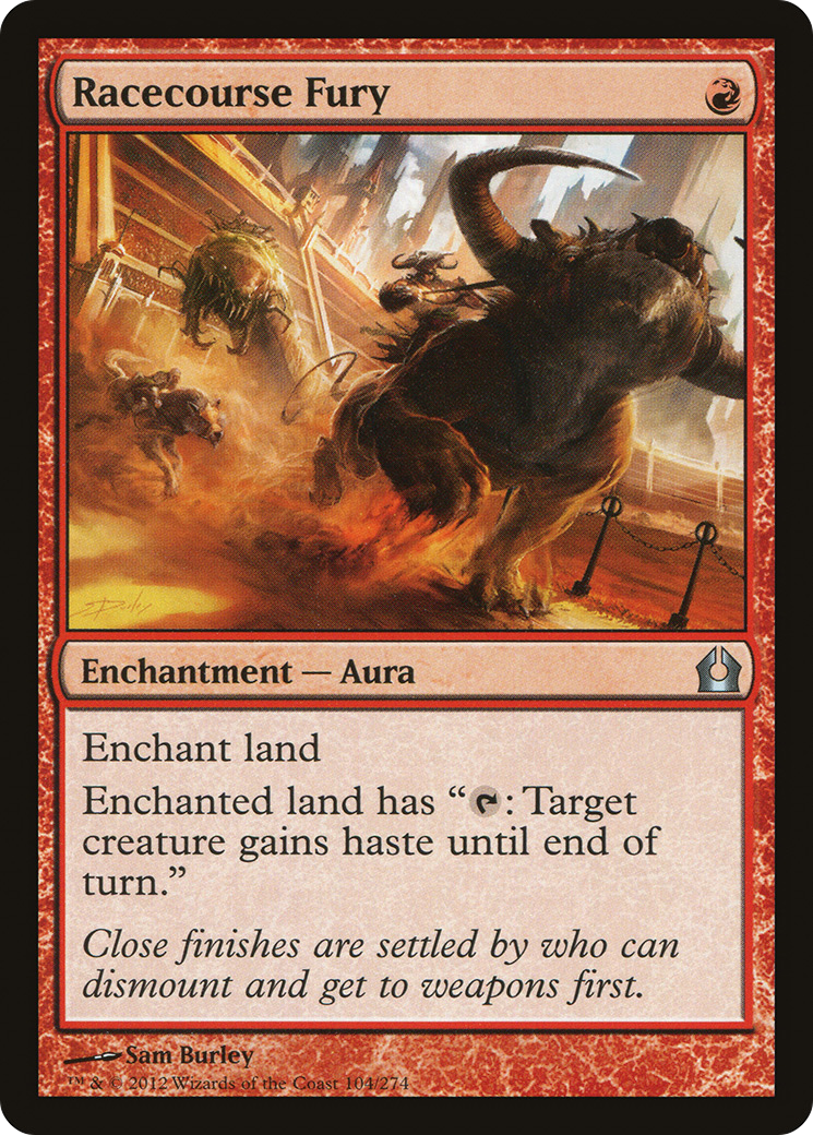 Racecourse Fury [Return to Ravnica] Foil