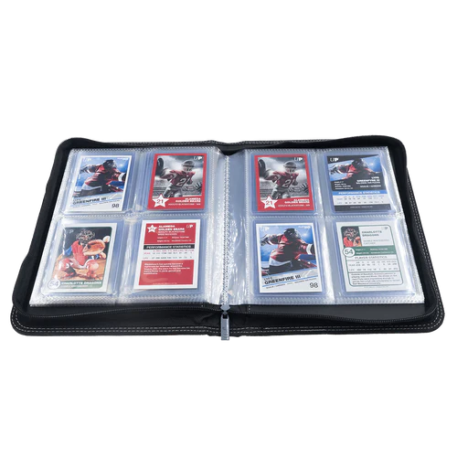 4-Pocket Toploader Zippered Premium PRO-Binder