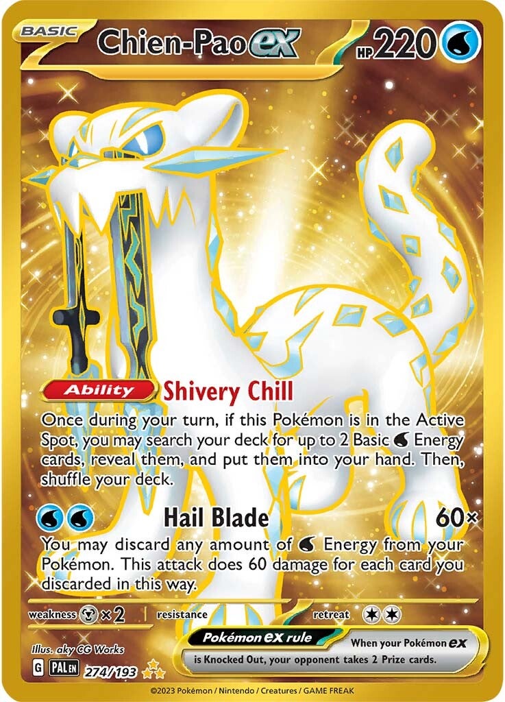 Chien-Pao ex (274/193) [Scarlet & Violet: Paldea Evolved] | Silver Goblin