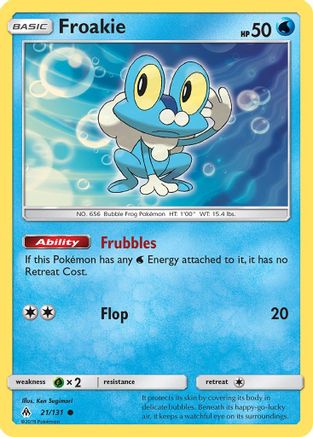 Froakie (21/131) [Sun & Moon: Forbidden Light] | Silver Goblin