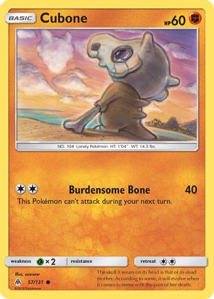 Cubone (57) - Forbidden Light