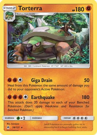 Torterra (58/131) [Sun & Moon: Forbidden Light] | Silver Goblin