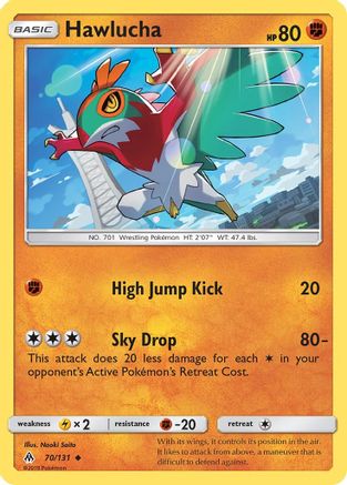 Hawlucha (70/131) [Sun & Moon: Forbidden Light] | Silver Goblin