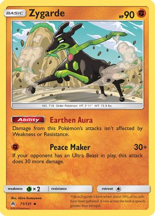 Zygarde (71/131) [Sun & Moon: Forbidden Light] | Silver Goblin