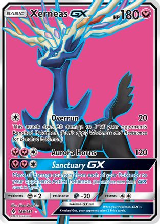 Xerneas GX (126/131) [Sun & Moon: Forbidden Light] | Silver Goblin