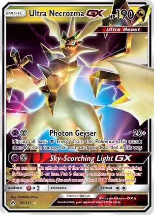 Ultra Necrozma GX (95/131) [Sun & Moon: Forbidden Light] | Silver Goblin