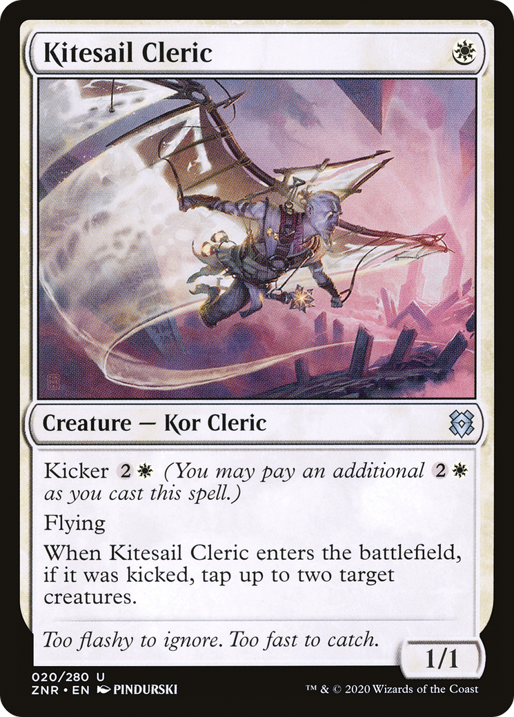 Kitesail Cleric [Zendikar Rising] | Silver Goblin