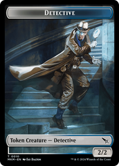 Detective // Thopter (0019) Double-Sided Token [Murders at Karlov Manor Tokens] | Silver Goblin