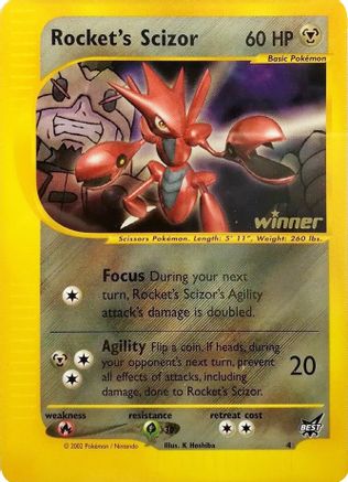 Rocket's Scizor (4) (Winner) [Best of Promos]