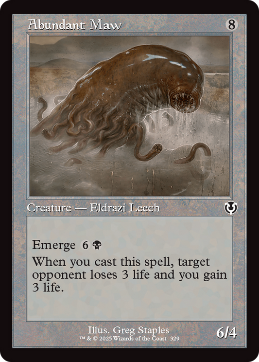 Abundant Maw (Retro Frame) Foil (329) - Innistrad Remastered