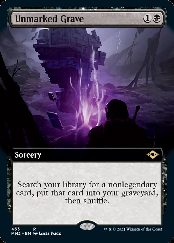 Unmarked Grave (Extended Art) [Modern Horizons 2] | Silver Goblin