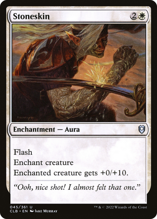 Stoneskin [Commander Legends: Battle for Baldur's Gate] Foil