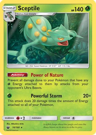 Sceptile (10) - Celestial Storm