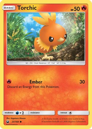 Torchic (25/168) [Sun & Moon: Celestial Storm] | Silver Goblin