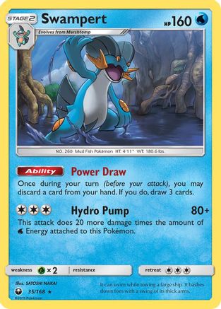 Swampert (35/168) [Sun & Moon: Celestial Storm] | Silver Goblin