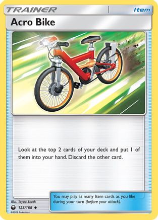 Acro Bike (123) Reverse Holofoil - SM  Celestial Storm