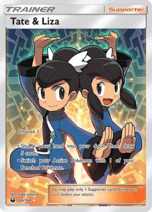 Tate & Liza (166/168) [Sun & Moon: Celestial Storm] | Silver Goblin