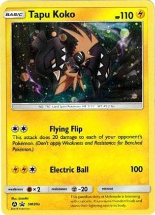 Tapu Koko (SM30a) [Sun & Moon: Black Star Promos] | Silver Goblin