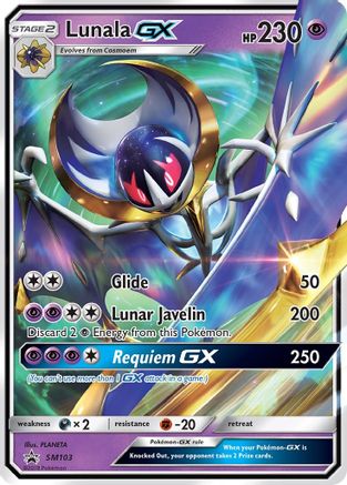 Lunala GX (SM103) [Sun & Moon: Black Star Promos] | Silver Goblin