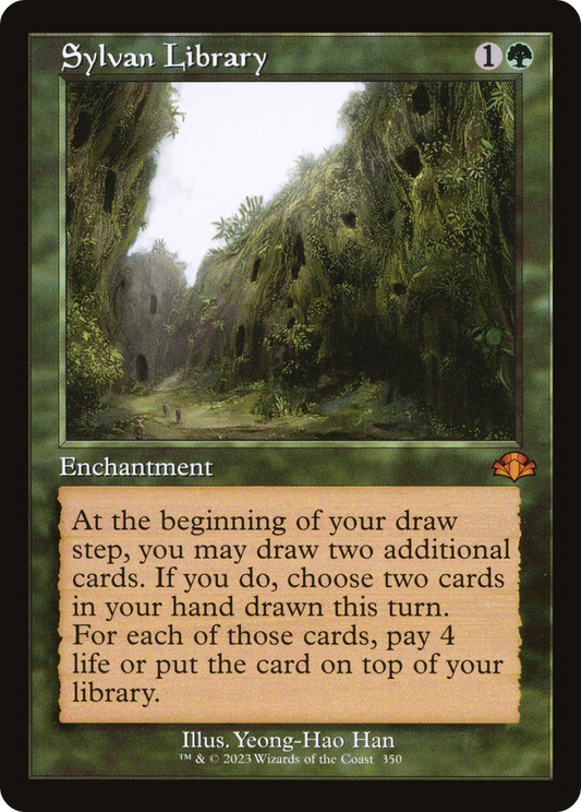 Sylvan Library (Retro) [Dominaria Remastered] Foil