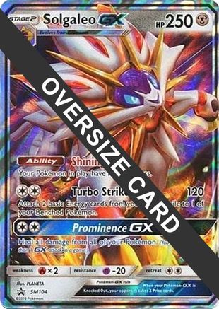 Solgaleo GX (SM104) (Jumbo Card) [Sun & Moon: Black Star Promos] | Silver Goblin