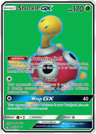 Shuckle GX (Full Art) (195) Holofoil - Lost Thunder