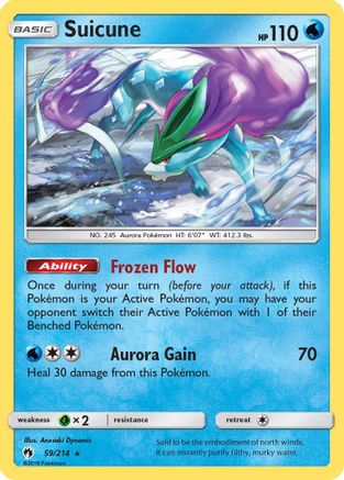 Suicune (59/214) [Sun & Moon: Lost Thunder] | Silver Goblin