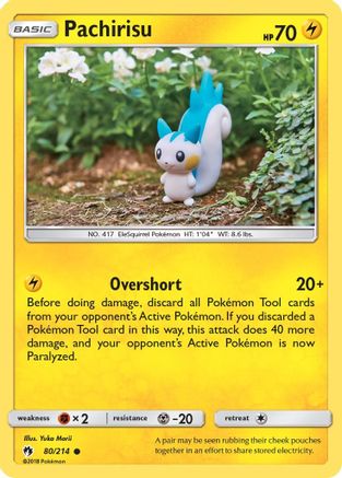 Pachirisu (80/214) [Sun & Moon: Lost Thunder] | Silver Goblin