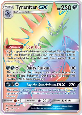 Tyranitar GX (223/214) [Sun & Moon: Lost Thunder] | Silver Goblin