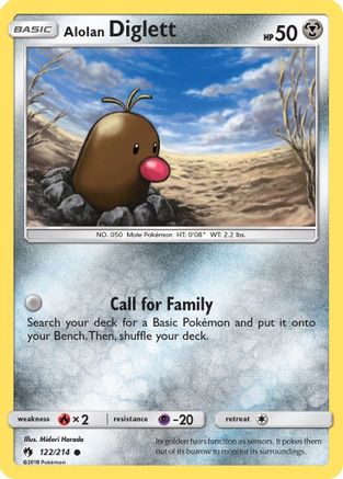Alolan Diglett (122) - Lost Thunder