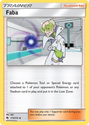 Faba (173/214) [Sun & Moon: Lost Thunder] | Silver Goblin