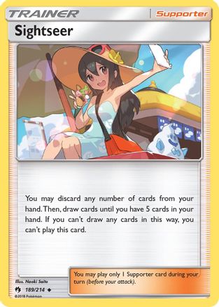 Sightseer (189/214) [Sun & Moon: Lost Thunder] | Silver Goblin