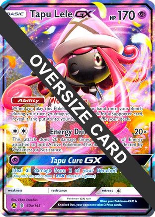 Tapu Lele GX (60a/145) (Alternate card) (Jumbo Card) [Sun & Moon: Guardians Rising] | Silver Goblin