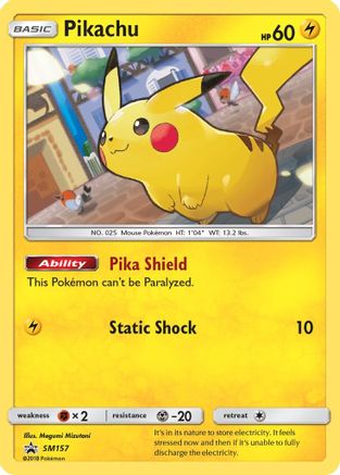 Pikachu - SM157 (SM157) Holofoil - SM Promos