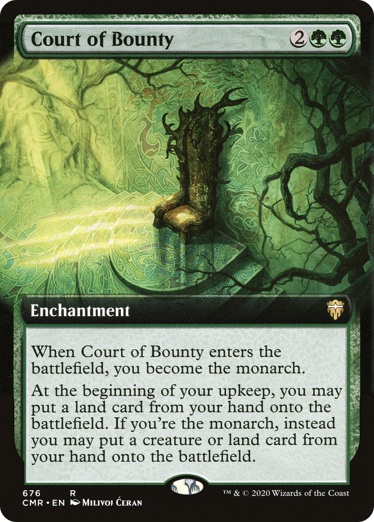 Court of Bounty (Extended Art) [Commander Legends] | Silver Goblin