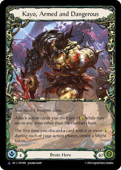 Kayo, Armed and Dangerous (Marvel) (HVY001) Cold Foil - Heavy Hitters