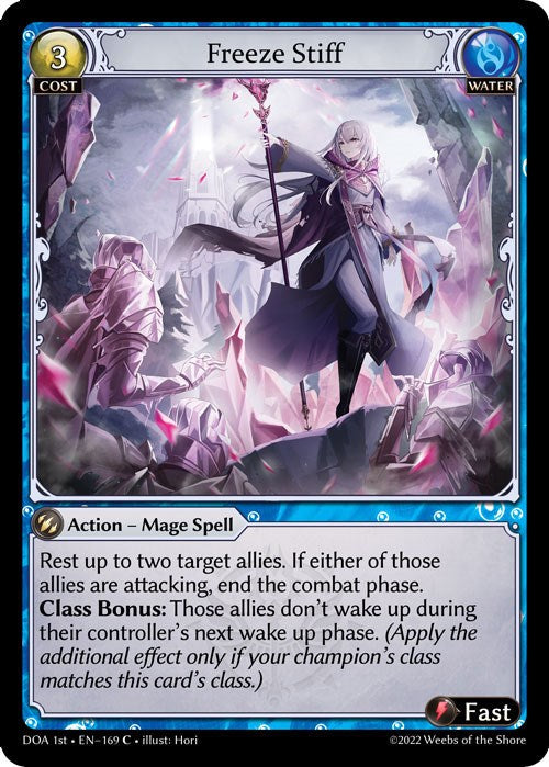 Freeze Stiff (169) [Dawn of Ashes: 1st Edition] Foil
